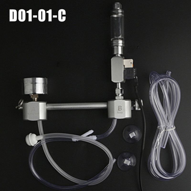 Zuinig Aquarium Diy CO2 Generator Systeem Kit Met Magneetventiel Bubble Counter Voor Planten Aquarium Ds99: d01-01-c