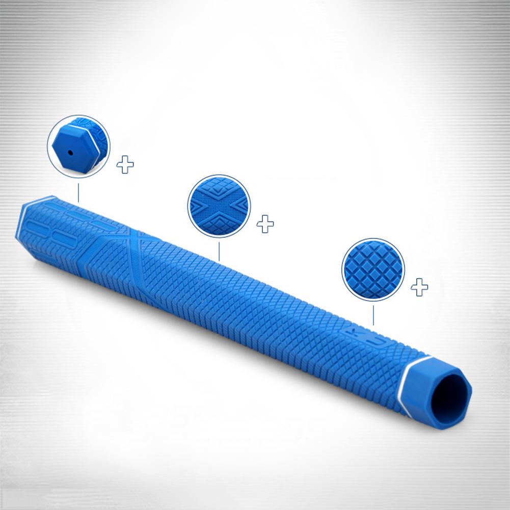 Unisex Hexagonal Golf Grip Lightweight Rubber Grip For Mastering Practice Gestures Golf Training Driver Grips Black Blue Colors