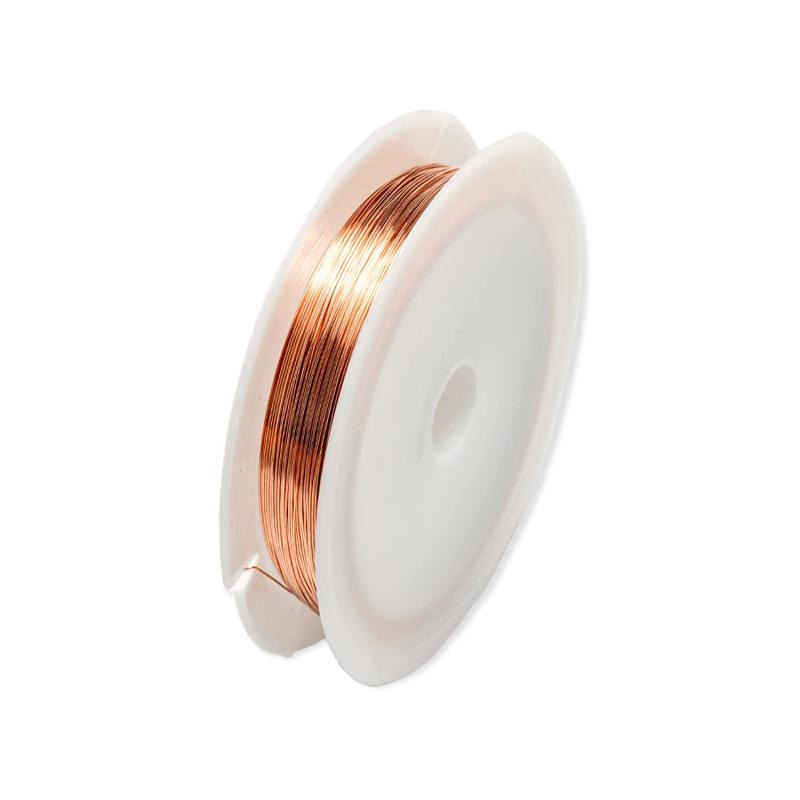 Bobine de fil de cuivre pur, 1-10m, fil de cuivre nu, T2, conducteur, ligne nue, diamètre 0.1mm, 0.15mm, 0.2mm, 0.3mm, 0.4mm, 0.5mm, 5mm