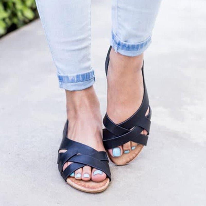 Zomer Vrouwen Sandalen Rome Leisure Vrouwen Schoenen Vintage Peep Toe Wiggen Sandalen Voor Vrouwen Schoenen Chaussures Femme