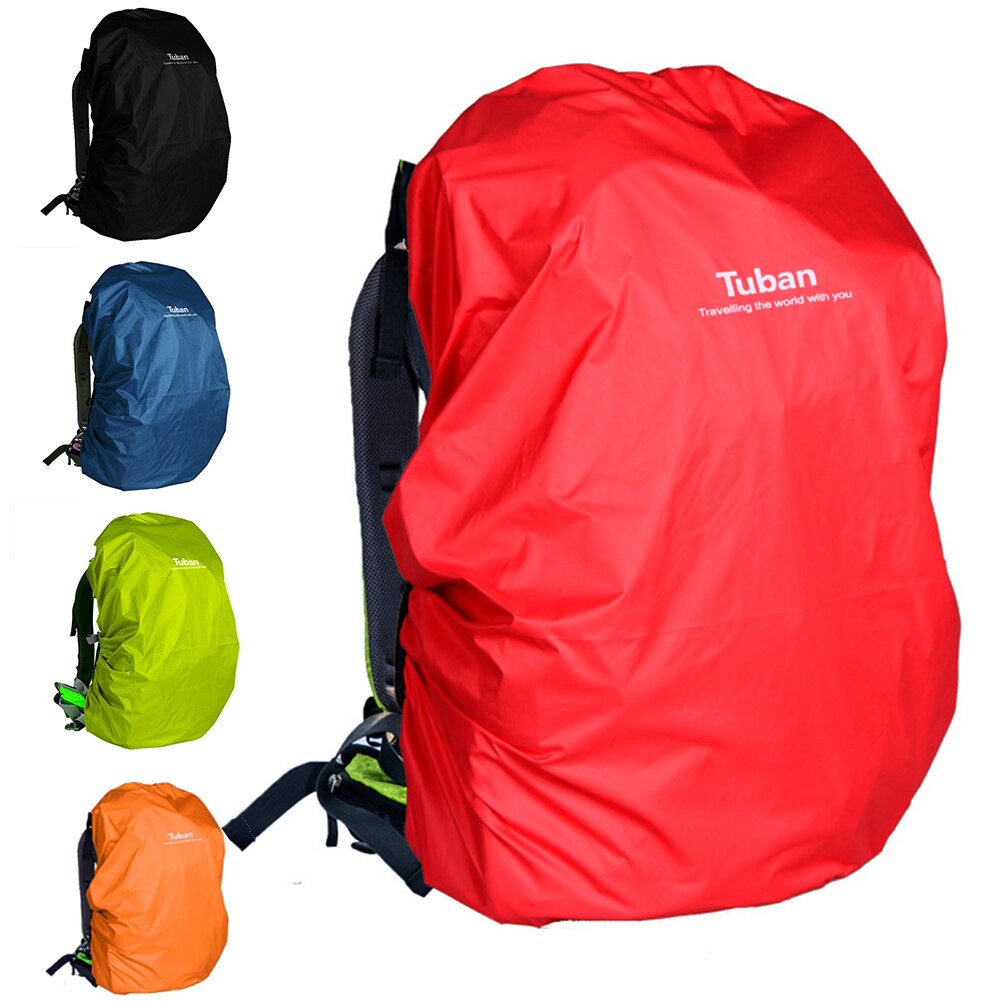 Rain Dust Tear Resistant Daily Backpack Cover Hiking Schoolbag Outdoor Sports Camping Rucksack 25-40L Protective Waterproof