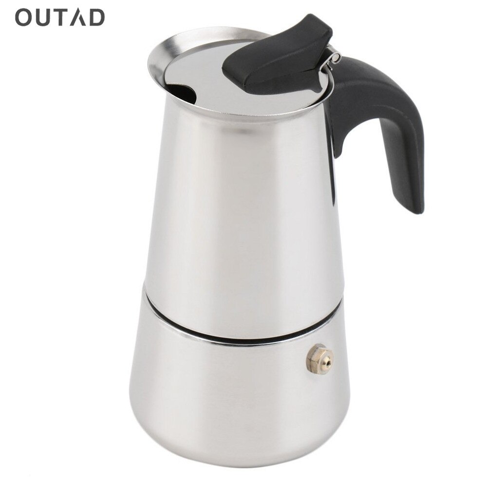 2/4/6 cups Moka coffee kettle maker/moka pot,Espresso kettles coffee makers pot stainless steel moka coffee machi