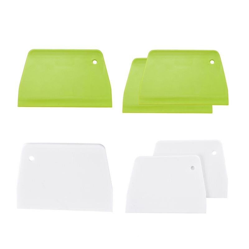 1/2PCS Dough Scrapers Food Grade PP Plastic Scraper Pink Baking Pastry Cutters Toast Cake Cream Dough Pastry Tools 1
