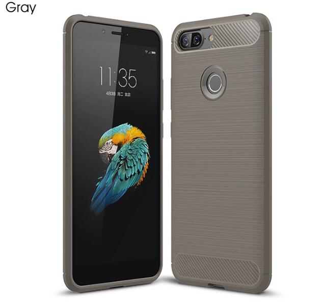 Voor Lenovo S5 Carbon Fiber Cover Anti Klop Silicone Soft TPU Geborsteld voor Lenovo S5 K520 K8 NOTE Z5 Case: For Lenovo K8 / gray