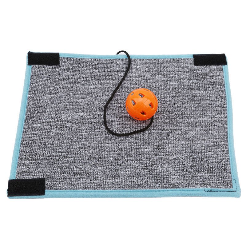 1Pc Indoor Meubelen Tafel Stoel Sofa Benen Protector Huisdier Speelgoed Krassen Board Mat Pad Kat Sisal Lus Tapijt scratcher: Grey round blanket