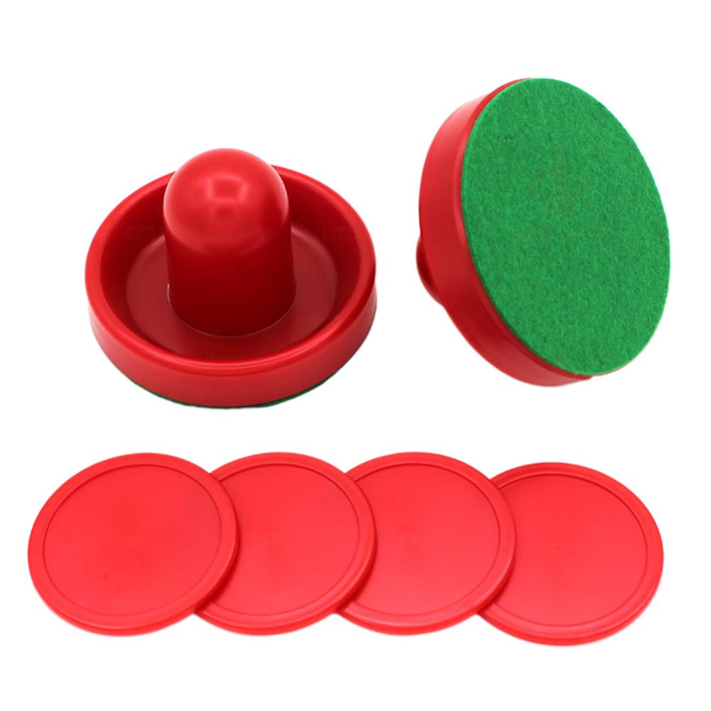 Air Hockey Replacement Pucks And Pusher Set Air Hockey Plastic ...