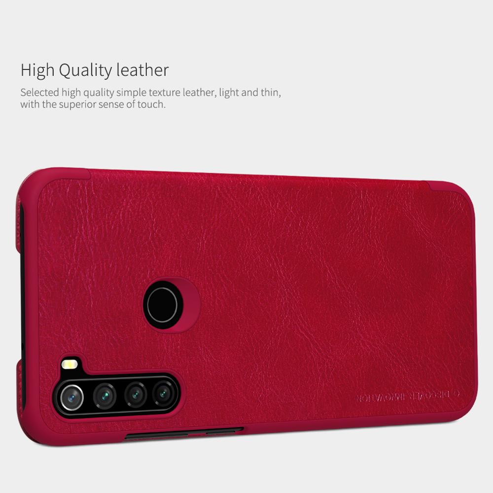 Nillkin voor xiaomi redmi note 8t 8 7 pro hoesje qin flip leather case portemonnee kaarthouder beschermhoes voor redmi note 8t 8 7 pro