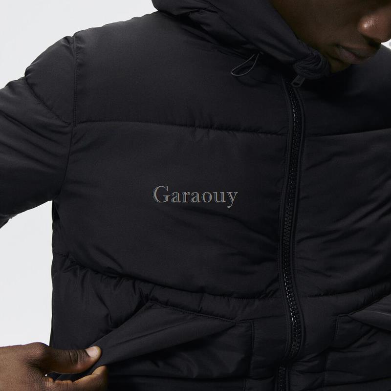 Garaouy-abrigo de algodón para hombre, Parkas cálidas, chaquetas ajustadas acolchadas a prueba de viento, ropa de calle, invierno, 2022