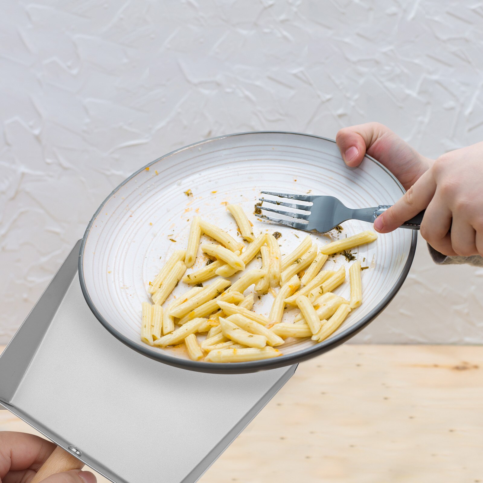 1pc Stainless Steel Mini Desktop Dustpan Kitchen Mini Dust Pan for Home (Silver)