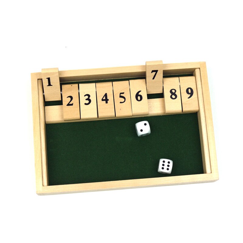 Digital 2 Players Board Games Shut The Box Club Drinking Game Entertainment