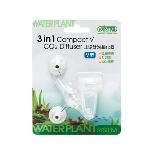 Aquarium 3 in 1 V Vorm Bubble Counter Terugslagklep CO2 System Diffuser Water Plant Aquarium Aquarium Valve Acquario accessoires