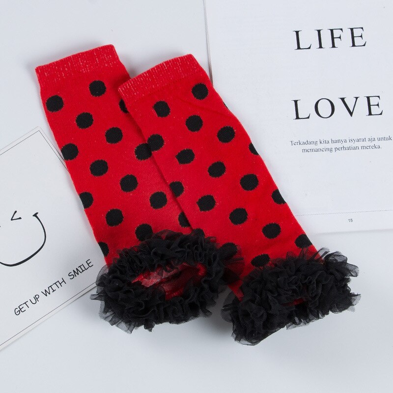 Cute Baby Girl Leg Warmers Legwarmers Birthday Party Cute Socks Kinderkleding Meisjes Legging Infanil Flower Ruffle Leg Warmer: WA180