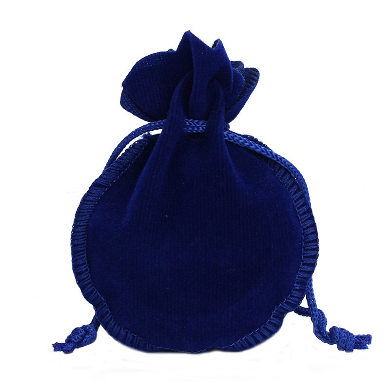 100 stücke 7x9cm 9x12cm Calabash Verpackung Tasche Kordelzug Samt Beutel Beutel Beutel Schmuck verpackung Hochzeit Weihnachten Tasche: royal blue calabash / 9x12cm 100pcs