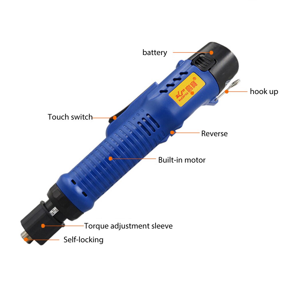 Electric Screwdriver 3 Modes Interface Multifunction Lithium Battery Rechargeable Drill Torque Power Appliance Repair Tools