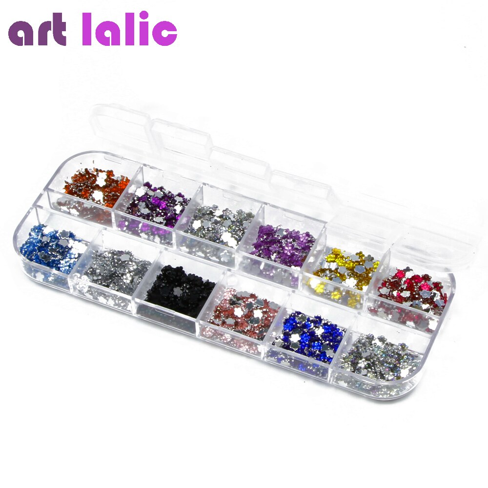 3000Pcs Nail Art Rhinestones Mix Kleur Teardrop Nagels Sticker Gems Crystal Deco Glitters Mooie Nail Decoratie: Flowers