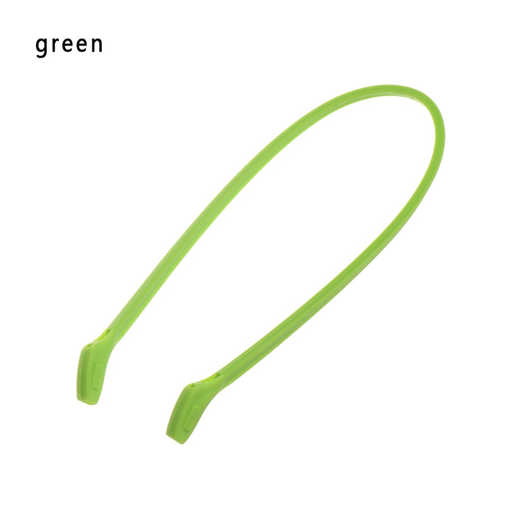1PC Silikon Brillen Schlüsselband Gläser Kette Sonnenbrillen Band Sport Band Kabel Halfter Für freundlicher Erwachsene Auge Zubehör: A-45cm Grün