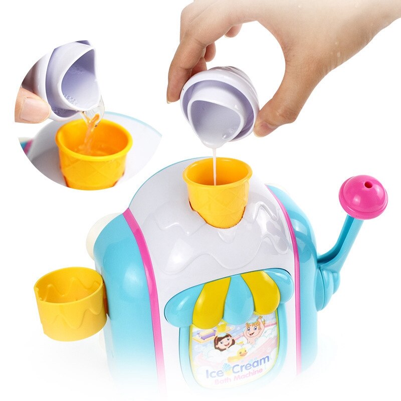 Ijsjes Maker Bubble Machine Bad Speelgoed Fun Foam Bad Speelgoed Bad Speelgoed Voor Kinderen Zwemmen Water Bubble Machine