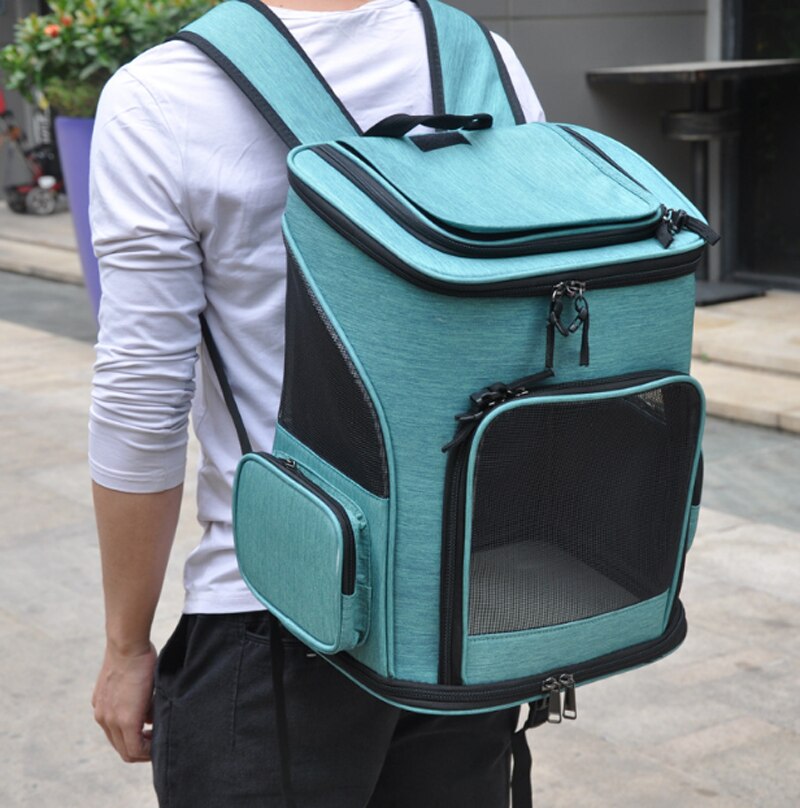Kat Carrier Rugzak Mesh Ademend Opvouwbare Pet Reistassen Voor Kleine Honden Katten Konijnen Pet Carrier Rugzak Klassieke