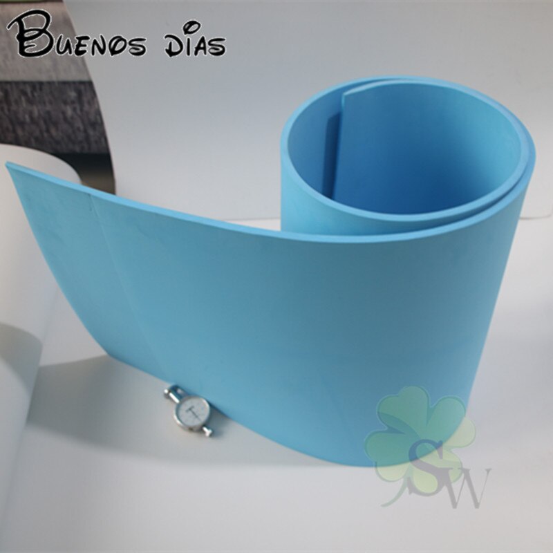CE Passed 50cm*2m /lot sky blue color Craft eva foam sheets, Easy to cut,Handmade cosplay material