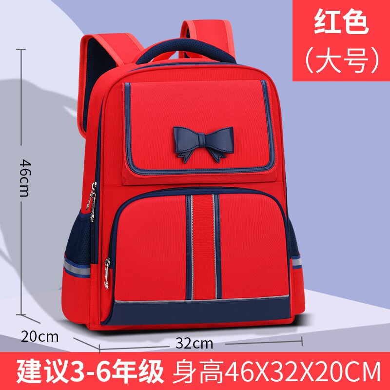 Waterproof children school bags For Girls kids backpacks Children Schoolbags primary School Backpacks kids Mochila Infantil: large red