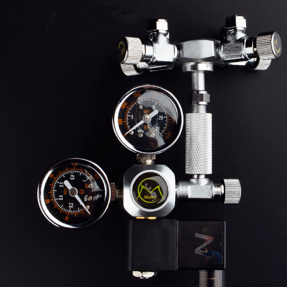 Vanne de régulation de séparateur de Co2 à monter soi-même, distributeur à voies multiples 2/3/4/5/6 voies, régulation indépendante, plante en alliage d&#39;aluminium