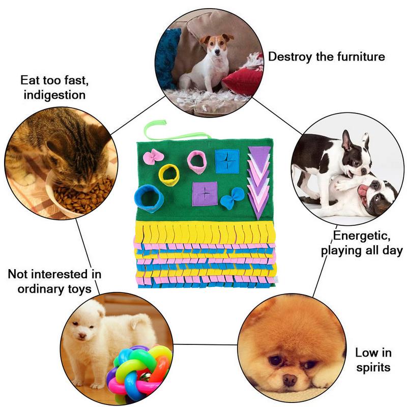 Tapis d'alimentation pour chiens en Polyester | Tapis pour renflecteur de chien, tapis d'entraînement pour petits/grands chiens, adapté à tous les entraînements de chats et de chiens