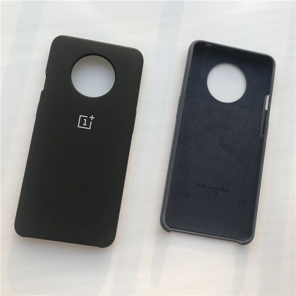 Funda Oneplus 7T de lujo de de silicona líquida protección suave Oneplus 7 Pro Funda Oneplus 7 Funda a prueba de golpes Funda