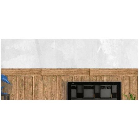 NW84 Panel de pared autoadhesivo 3D moldeado de madera 443035913