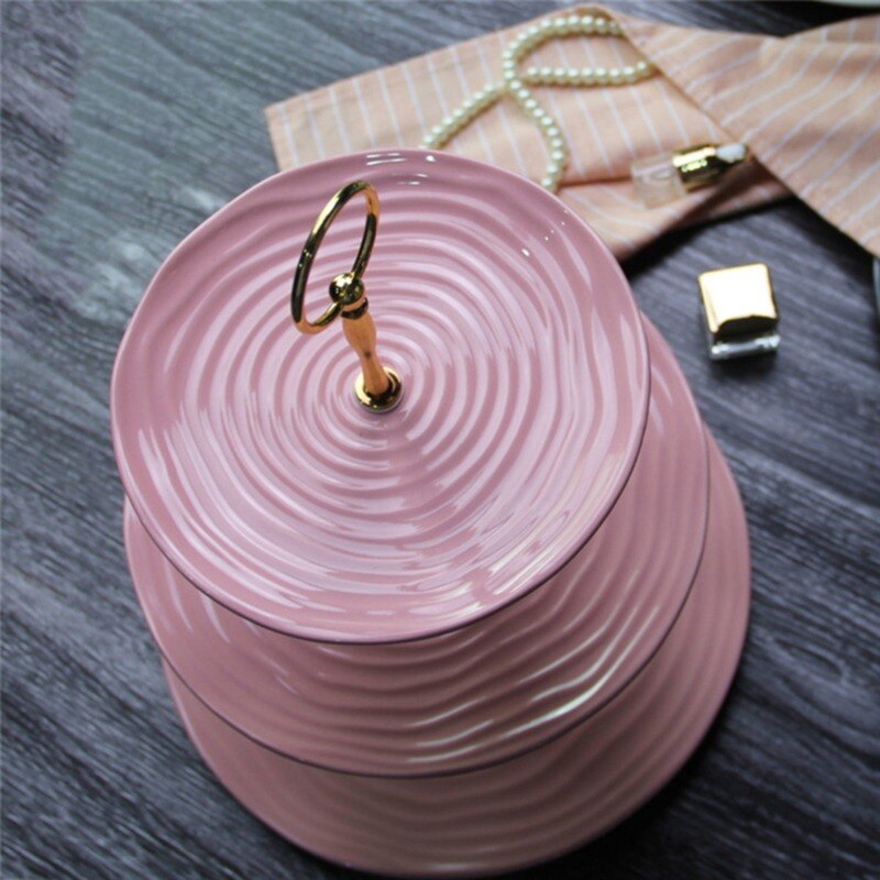 3 Tier Cake Fruit Plate Stand(Plate Not Included) Handle Fitting Tool Cake Hardware Rod Plate Stand Cake Decorating Tools