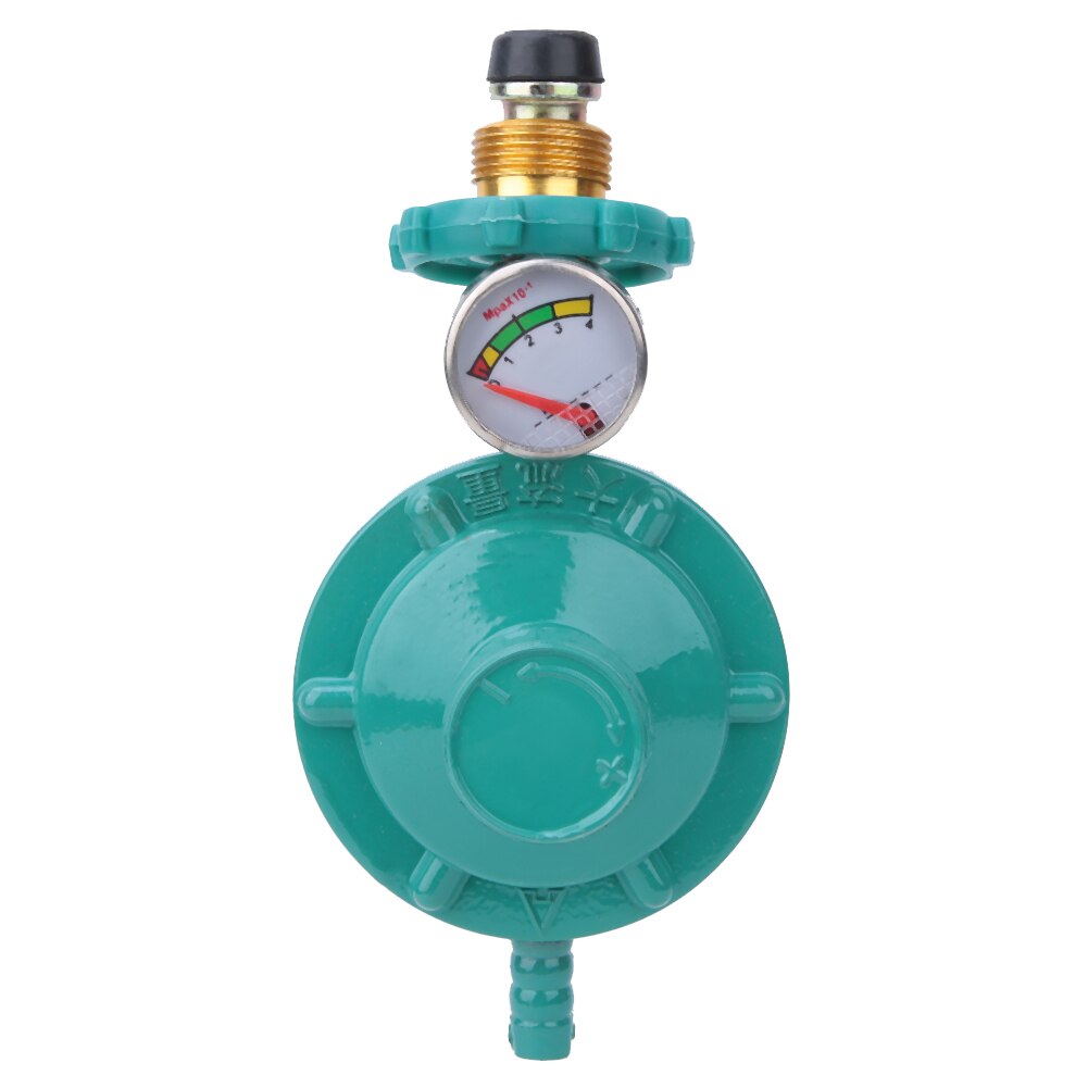 Gas Tank Pressure Regulator Household Liquefied Gas Pressure Reducing Valve Applicable To Household Appliances (With Gauge)