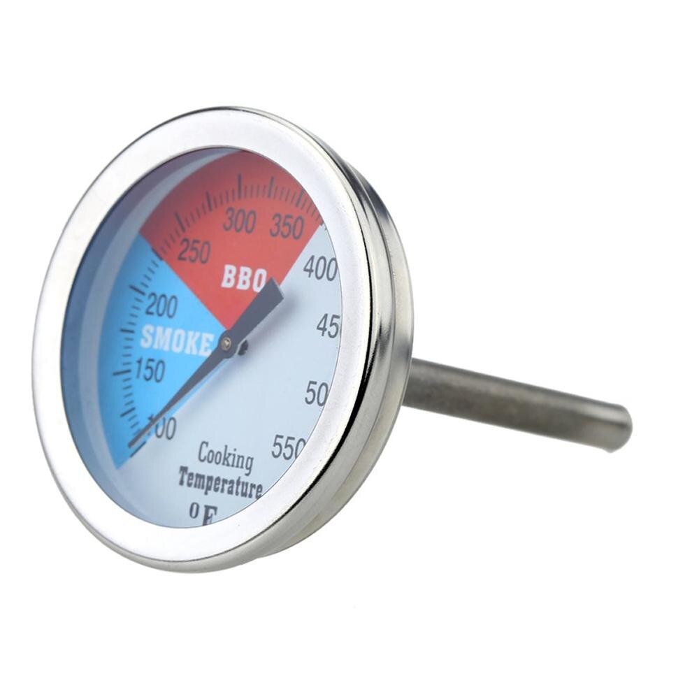 300 Degrees /100~550℉ Thermometer BBQ Smoke Grill Oven Temperature Gauge Outdoor Camp Tool Grocery 100~550F N24 4.8