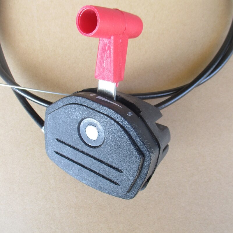 Universal Throttle Control Cable with Control Switch Lever Handle for Mower Maintenance Gardening Works Easy to Install