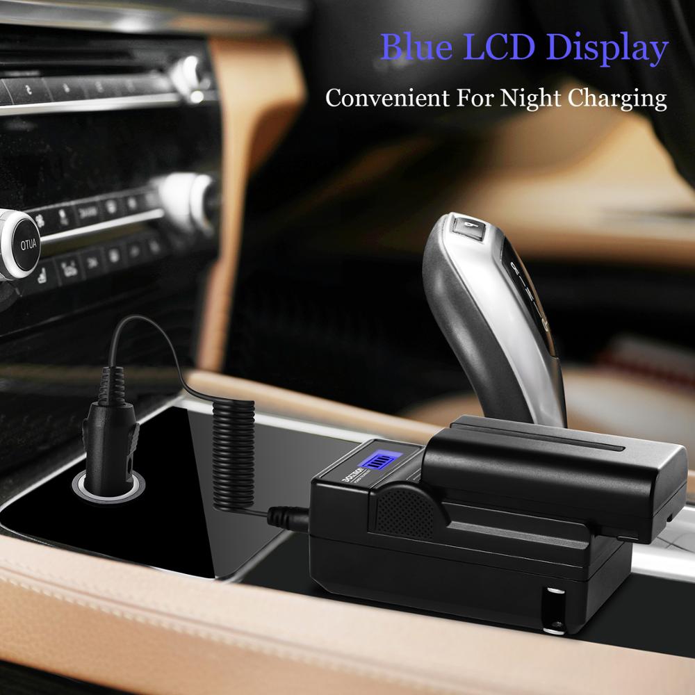 SANGER NP-FV FP FH SeriesLCD AC + DC Schnelle Ladegerät für Sony NP FV50 FV70 FV100 FP50 FP70 FP90 FH70 FH50 FH100 FV120 Kamera Batterie