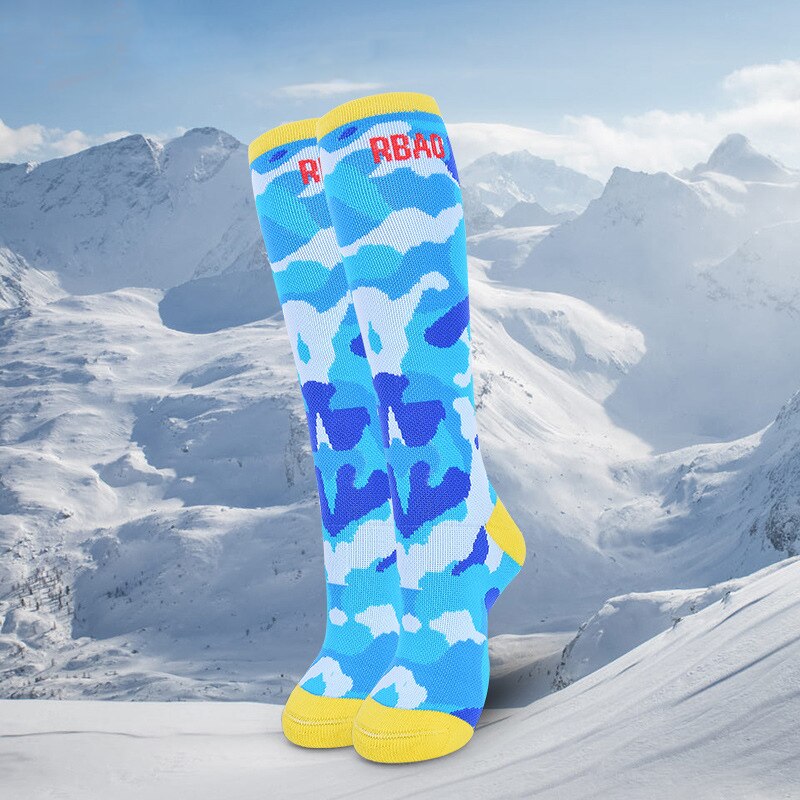 Kid Ski Socks Boys and Girls Winter Breathable Warm Snowboard Socks Children&#39;s Thickened Outdoor Sports Socks