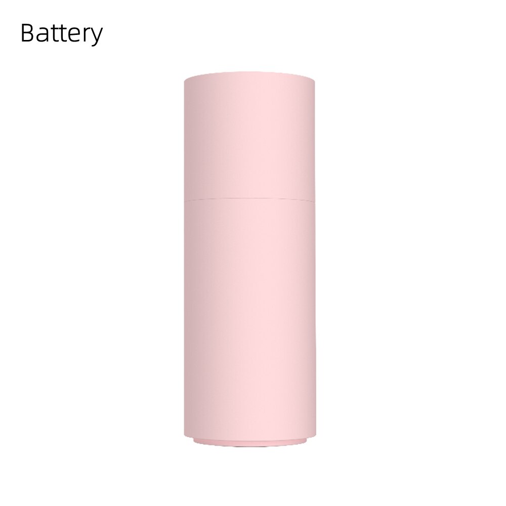 250ml USB Car Ultrasonic Humidifier/ Battery Portable Diffuser Silent Cool Mist Maker For Summer 4-8 Hours Work Desk Humidifier: Battery Pink