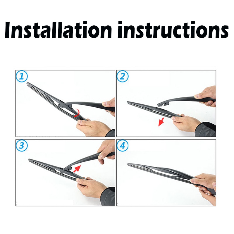 Erick's Wiper 12" Rear Wiper Blade For Mitsubishi Grandis 2003 - Windshield Windscreen Rear Window