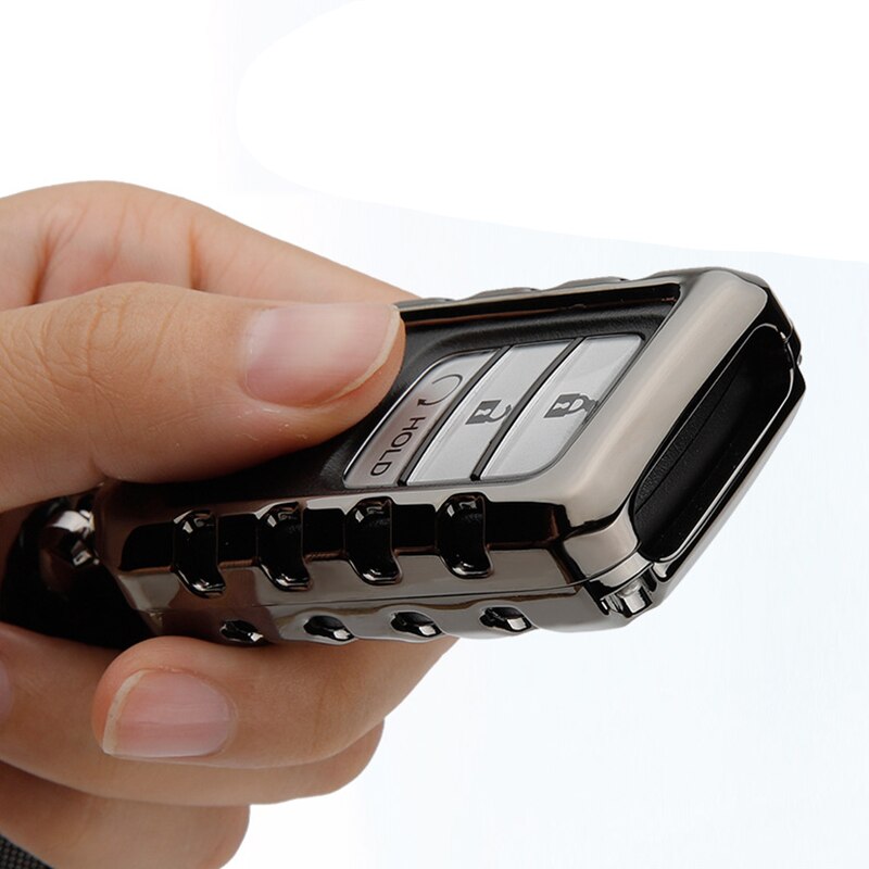 Til honda accord bil nøglecover etui holder beskytter etui sort kun et nøgle etui
