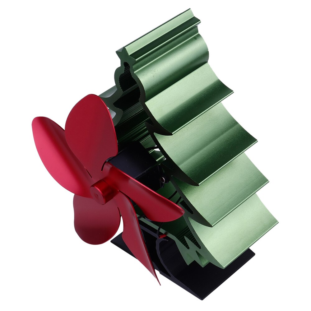 Christmas Tree Shaped Fan Fireplace Fan Thermal Power Fan Heat Energy Drive Fan