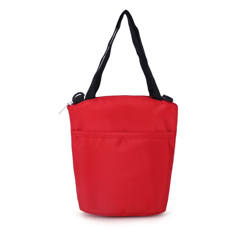 Multi-color Insulated Bottle Bag Breast Milk Storage Bags Messenger Simple Bag Lunch Bolsos Food Bolsas: red