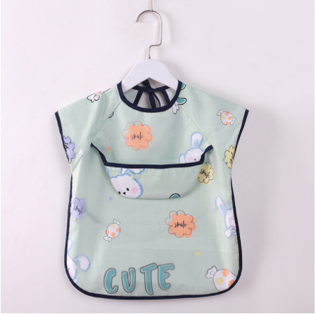 Waterdichte Baby Eten Kinderen Tekening Mouwloze Baby Bandana Slabbetjes Schattige Slabbers Zachte Katoenen Baby Bib Maaltijd Burp Eva Doeken: A