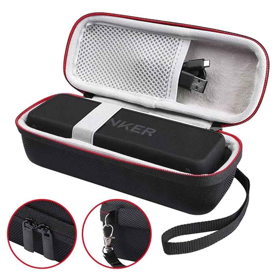 Speaker Case for Anker SoundCore 2 - Hard EVA Travel Cover with Mesh Pocket & Zipper