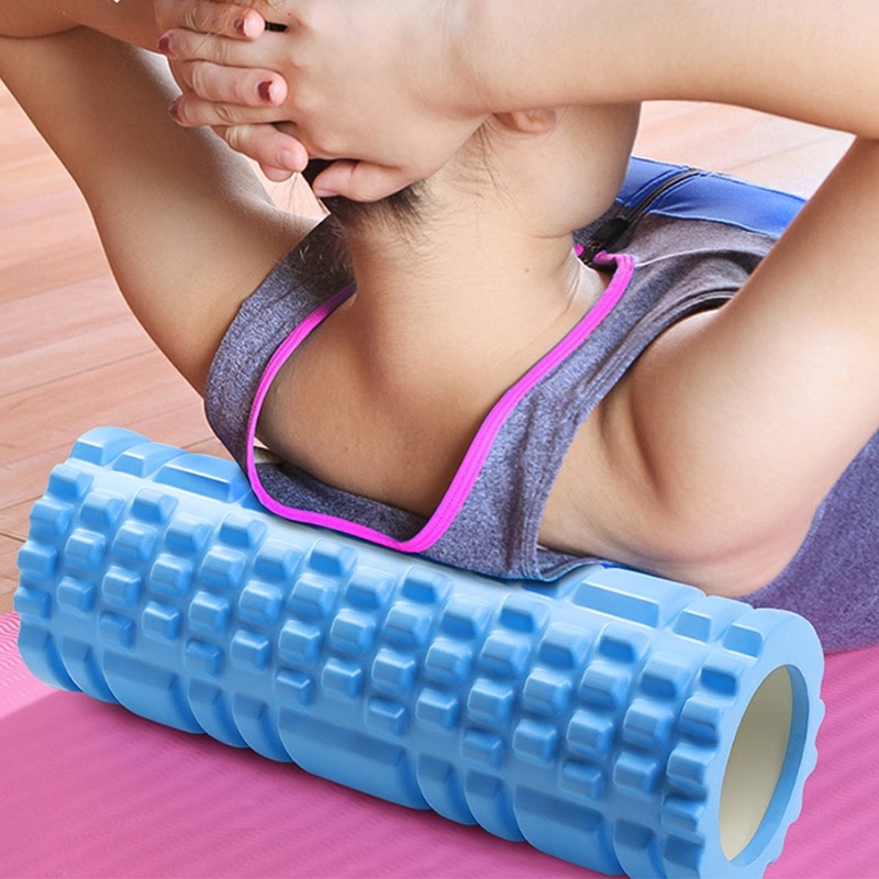 26Cm Yoga Kolom Gym Fitness Foam Roller Pilates Yoga Oefening Terug Spier Massage Roller Zachte Yoga Blok