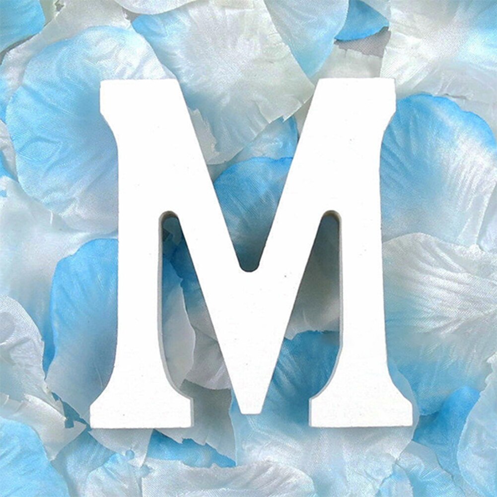 Accessoires de décoration pour la maison | Décoration de mariage avec lettres, mot Alphabet, fête de mariée, festival de noël saint-valentin, décor pour maison: M