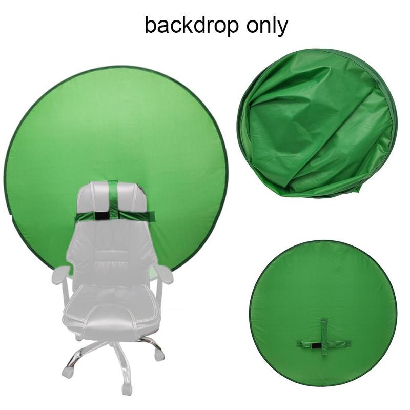 Spot background board green screen vibrato reflector processing chair set folding order e-sports can open live bl F5O6