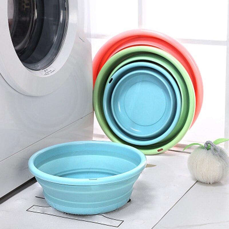 Große Größe Tragbare Kunststoff Becken für Waschen Auto Kleidung Gemüse Waschen Klapp Becken Hause Küche Schlecht Fuß Falten Becken Bucke