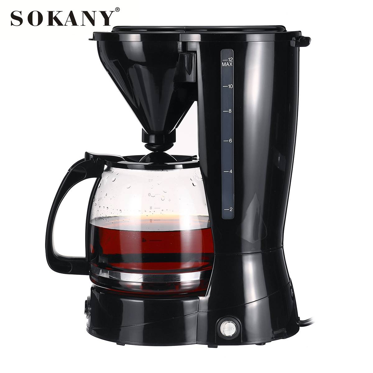 SOKANY 12 Cups Coffee Machine Capsule Dolce Espresso Electric Semi-Automatic Coffee Maker Machine 220V for Home Kitchen
