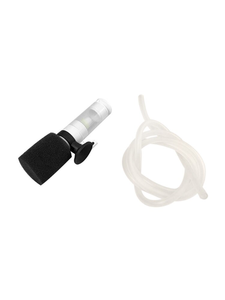 mini akvarium fisketank super stum lite pneumatisk filter vannrensing nedsenkbar oksygen fisk akvarium pumpe verktøy