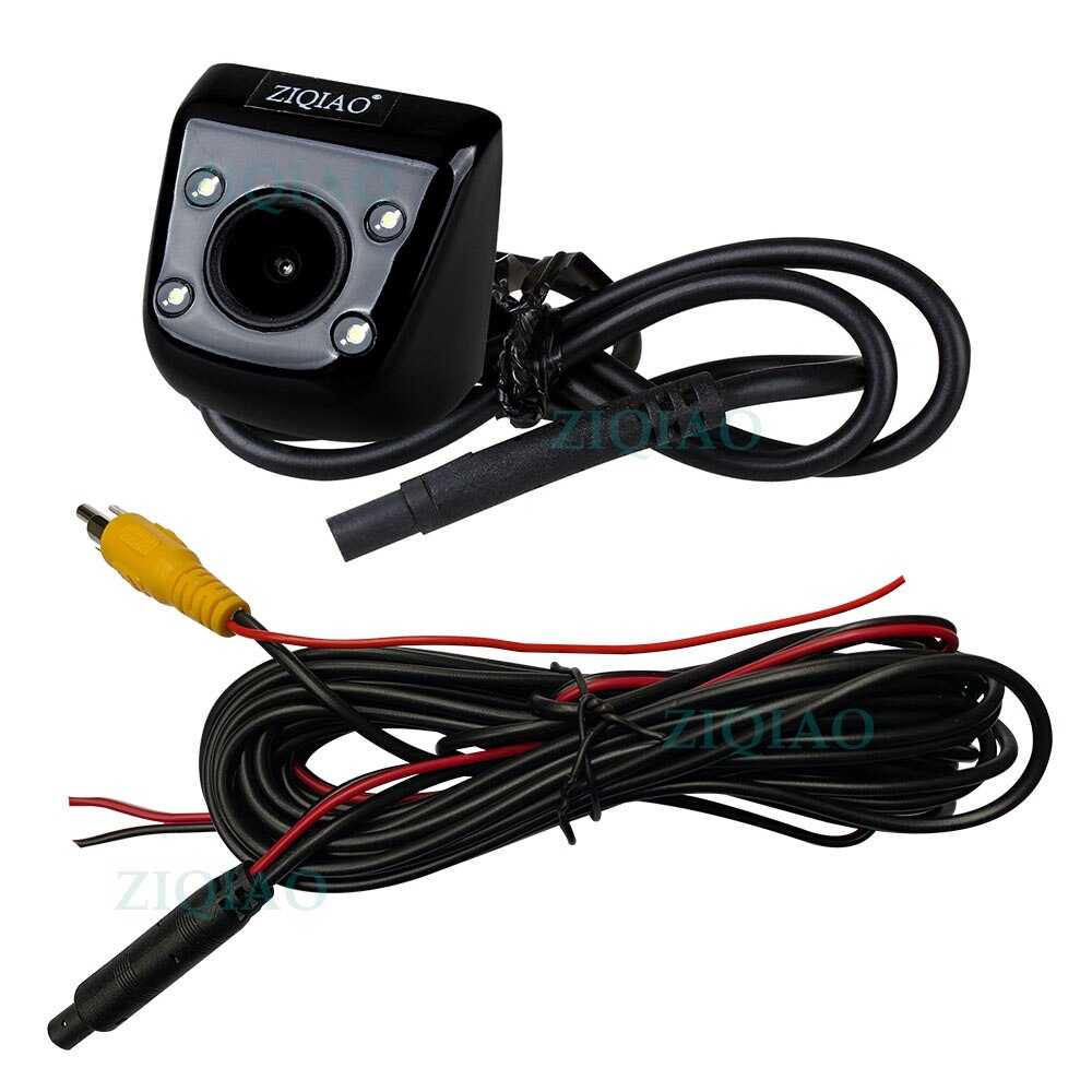 ZIQIAO Auto Infrarot Rückansicht Kamera Universal- HD IR Nachtsicht Parkplatz umkehren Kamera HS009