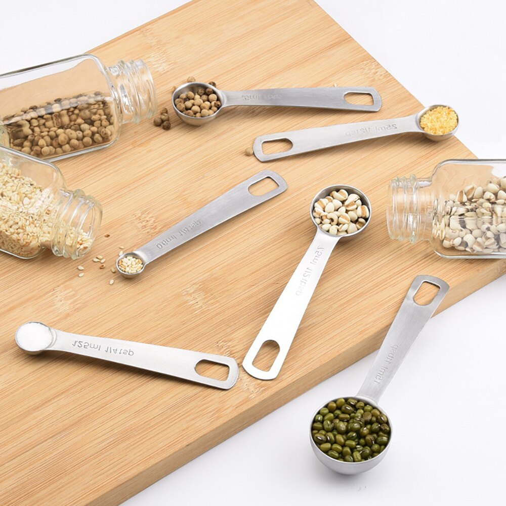 Measuring Spoons Premium Heavy Duty 18/8 Stainless Steel Measuring Spoons Cups Set