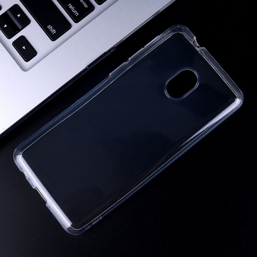 NINY para Alcatel 1C ) 5003D funda de teléfono de silicona transparente Ultra delgada Anti-huella digital, a prueba de sudor para funda trasera de teléfono